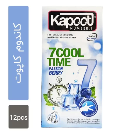 کاندوم تاخیری کاپوت مدل 7 Cool Time بسته ۱۲ عدد