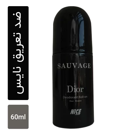 رول ضد تعریق مردانه نایس مدل Sauvage Dior حجم 60 میلی لیتر
