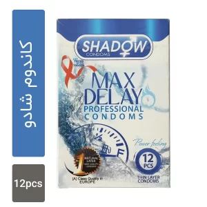 کاندوم شادو مدل Max Delay بسته 12 عددی
