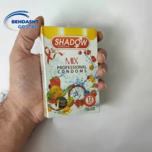 کاندوم شادو مدل میکس بسته 12 عددی